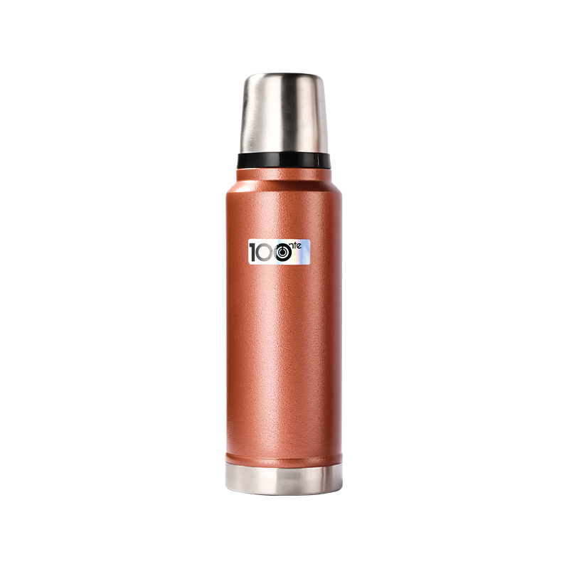 Bouteille isotherme avec bouchon 2 en 1