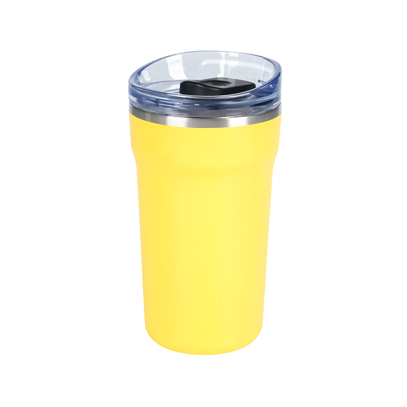 Tasse à café sous vide de 420 ml/14 oz avec couvercle à pression anti-fuite