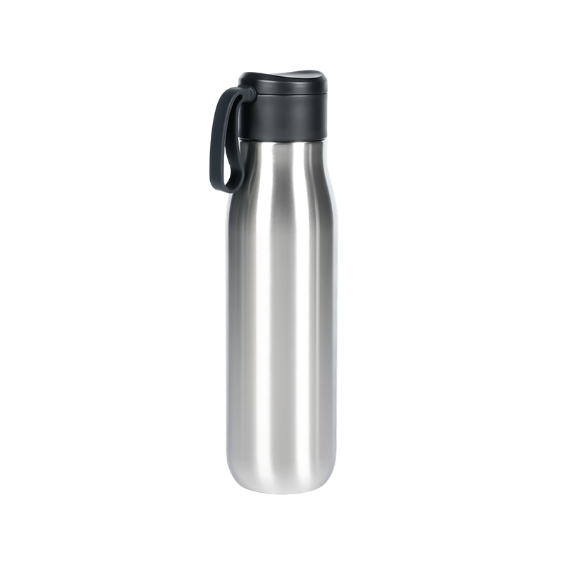 Bouteille de sport sous vide avec cordon