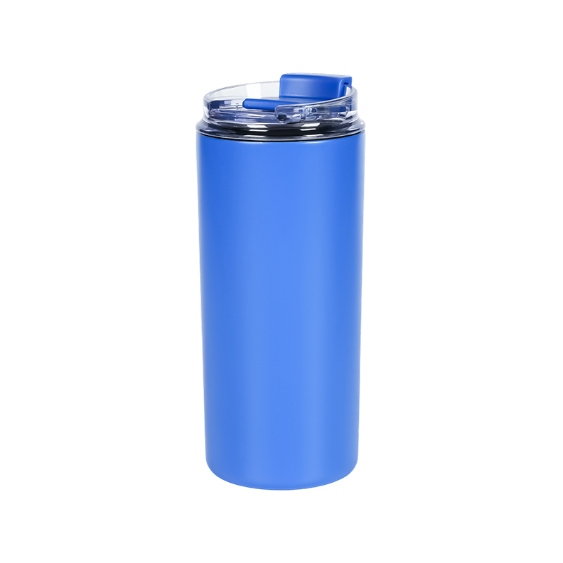 Gobelet thermique avec couvercle pliable transparent