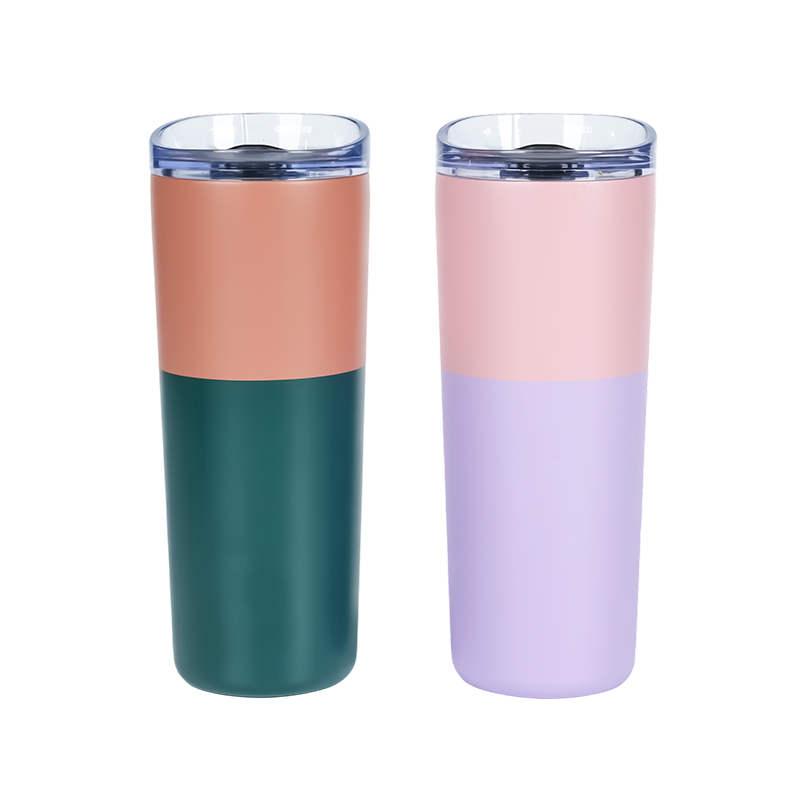 Vaso isotherme avec couvercle à verrou coulissant