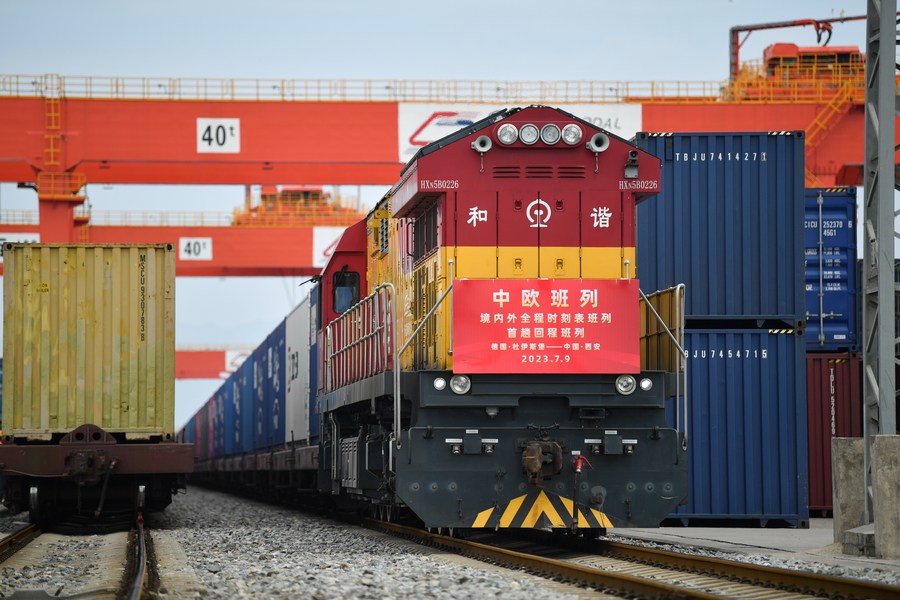 Chemin de fer transcontinental intégrant l'Asie et l'Europe