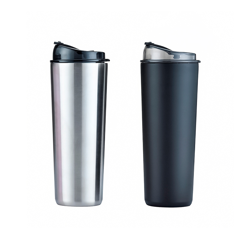 Tasse à vide isolée avec couvercle à pression