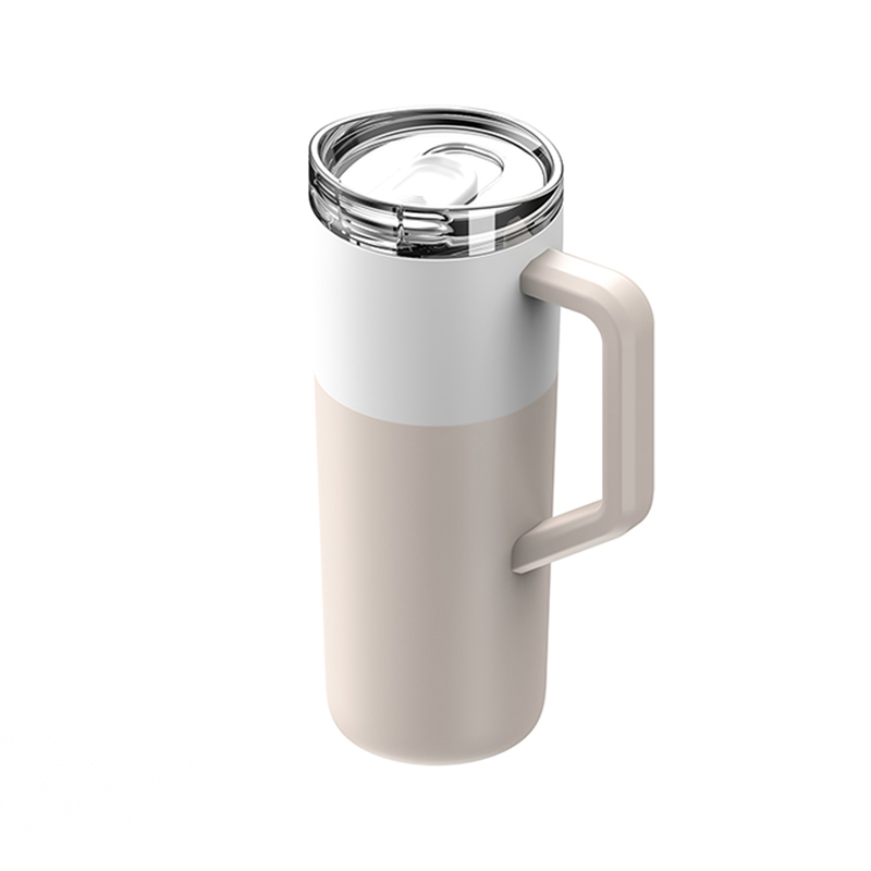 Tasse de voyage sous vide avec poignée