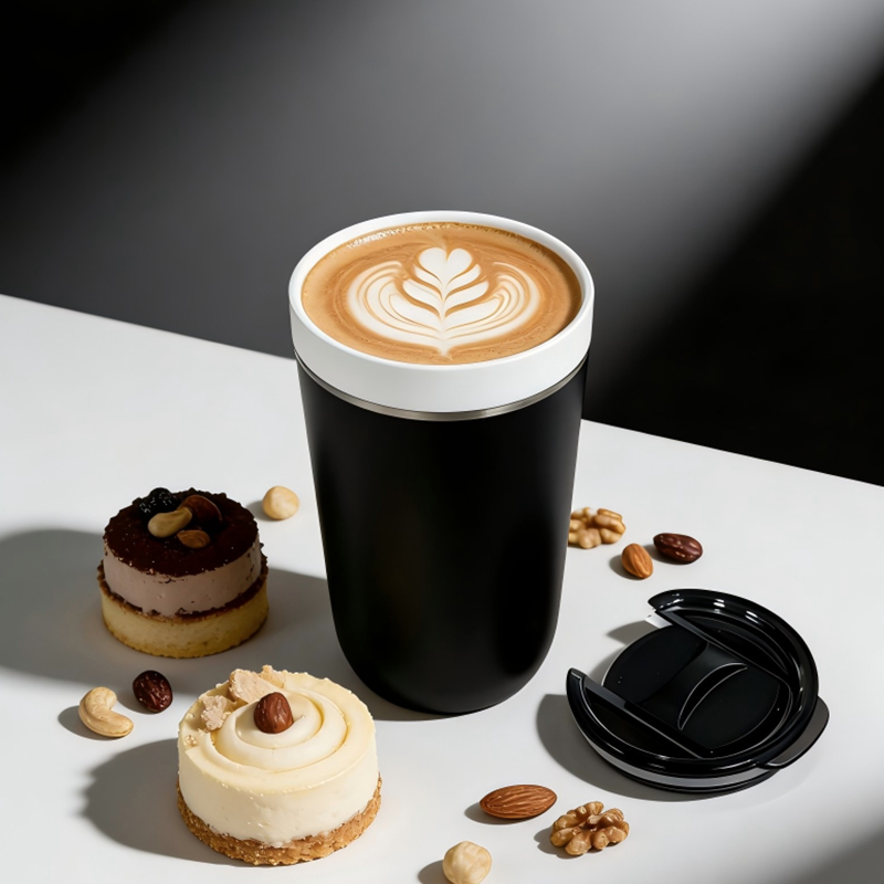 Gobelet isotherme sous vide, intérieur recouvert de céramique