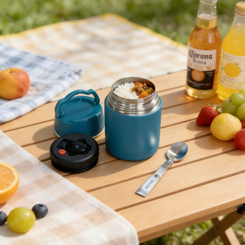 Pot alimentaire isolé sous vide